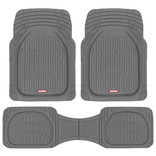 Black All-Weather Automotive Floor Mats Full Set M936