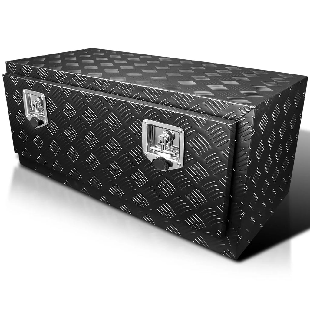 Aluminum Truck Bed Storage Tool Box with Lock D924447