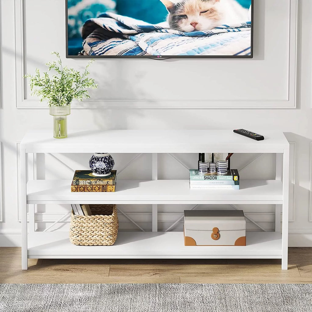 Black 3 Tiers Narrow Sofa Table X10535
