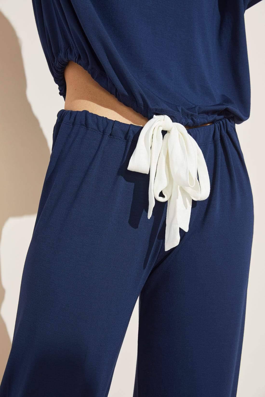 Navy Ivory Modal Slouchy PJ Set X54803