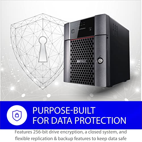 4-Bay Desktop NAS 8TB (4x2TB) with HDD Hard Drives Included 2.5GBE H592830