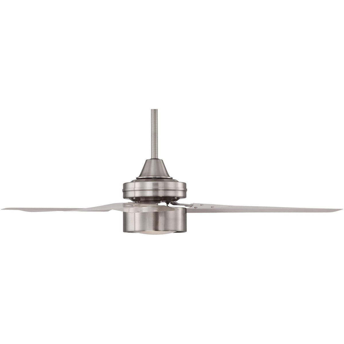 Brushed Nickel Indoor Ceiling Fan with Light LED Remote Control D6109