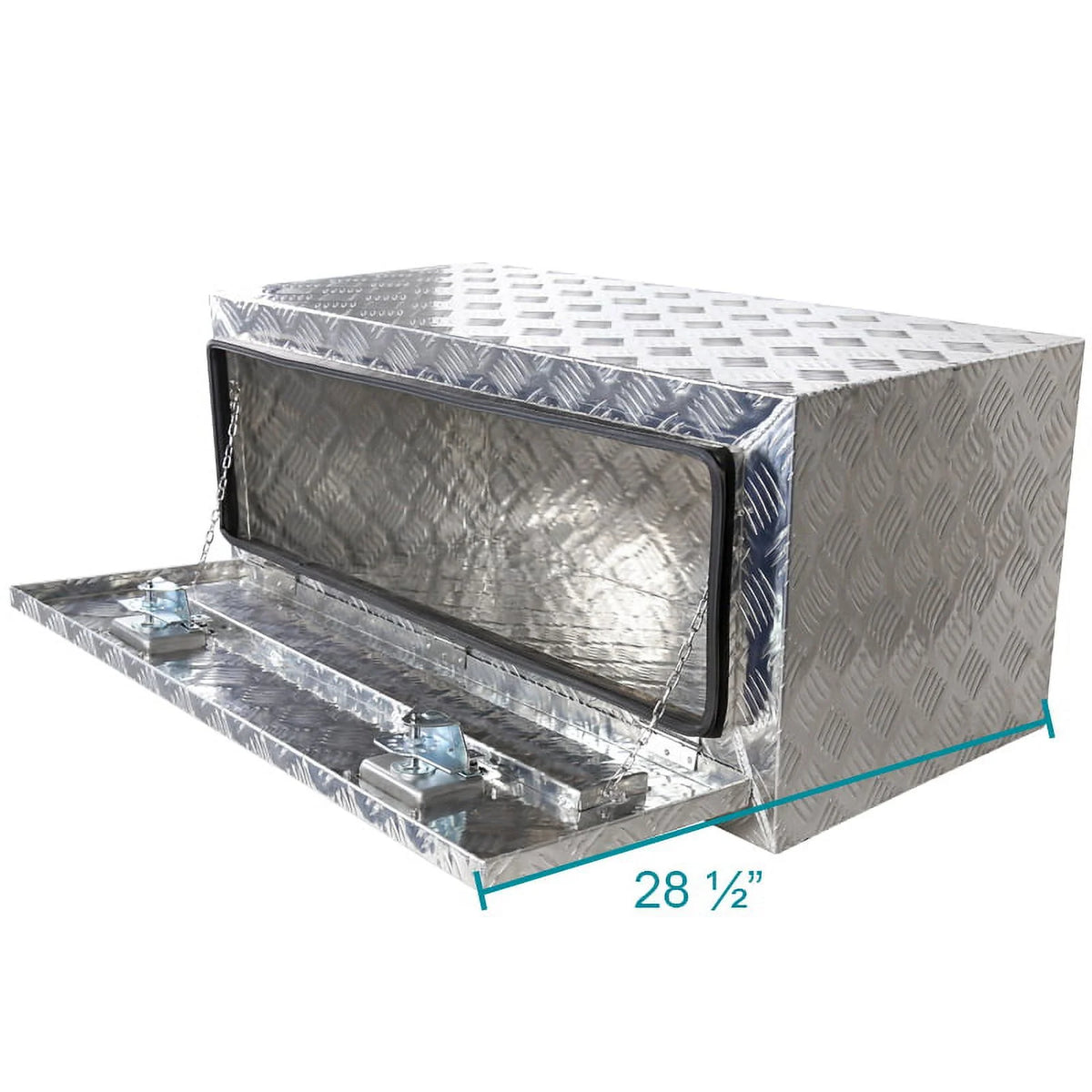 Aluminum Truck Bed Storage Tool Box with Lock D924447