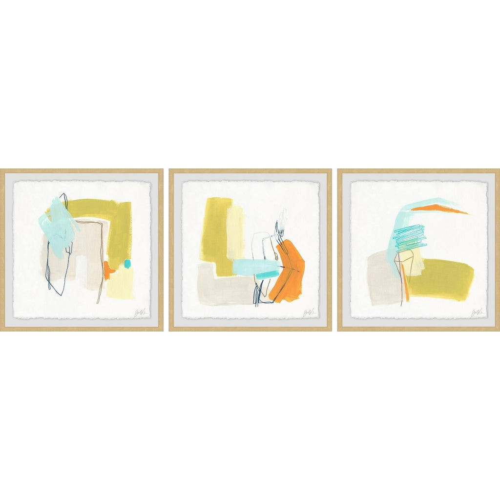 24 inch x 72 inch Triptych O270