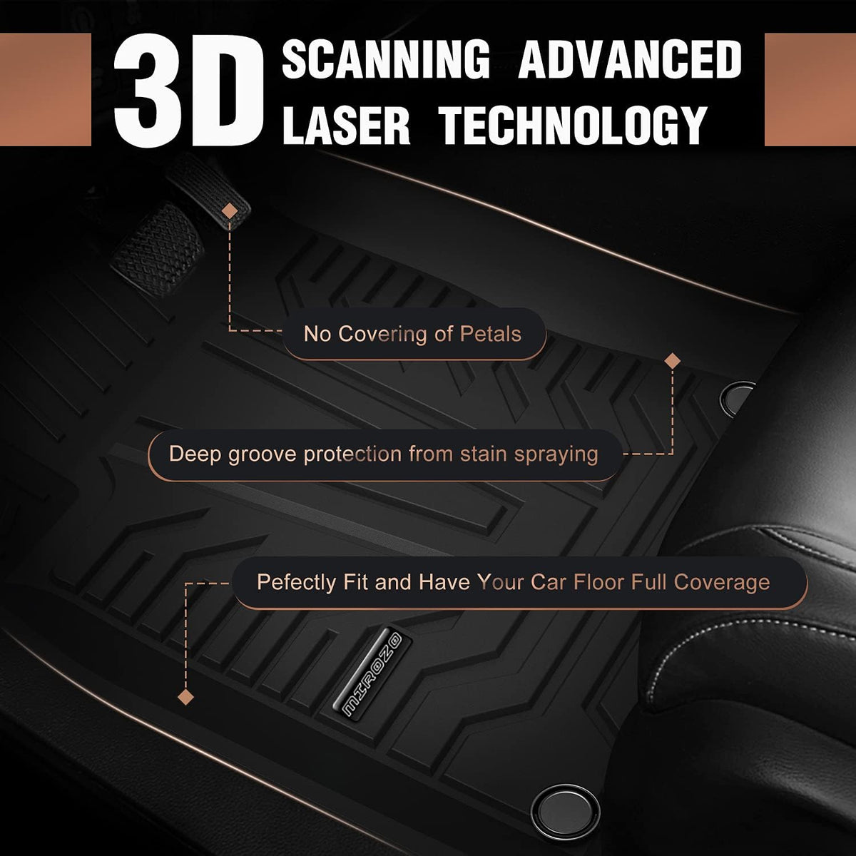 Car Floor Mats for Honda Civic Sedan J528