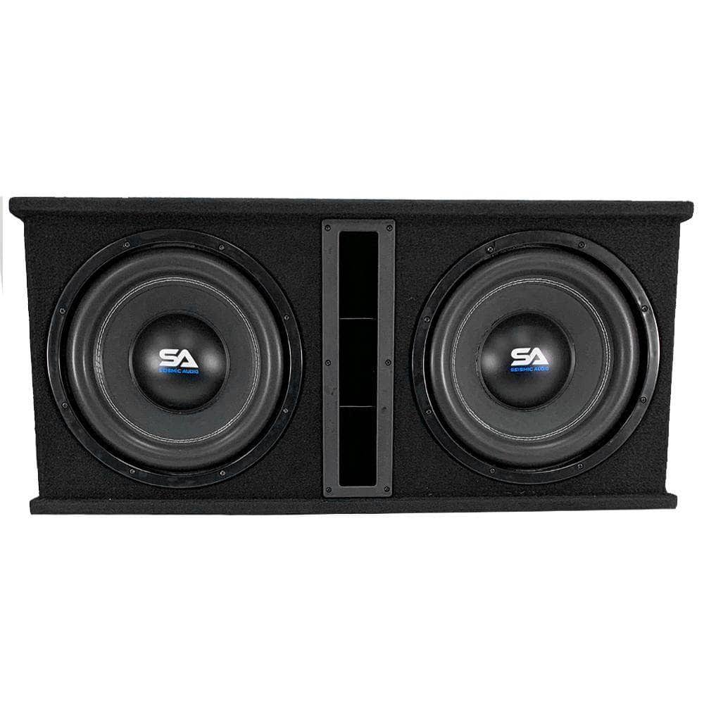Dual 12 inch 2400 Watt Car Audio Subwoofer Box Enclosure C33861