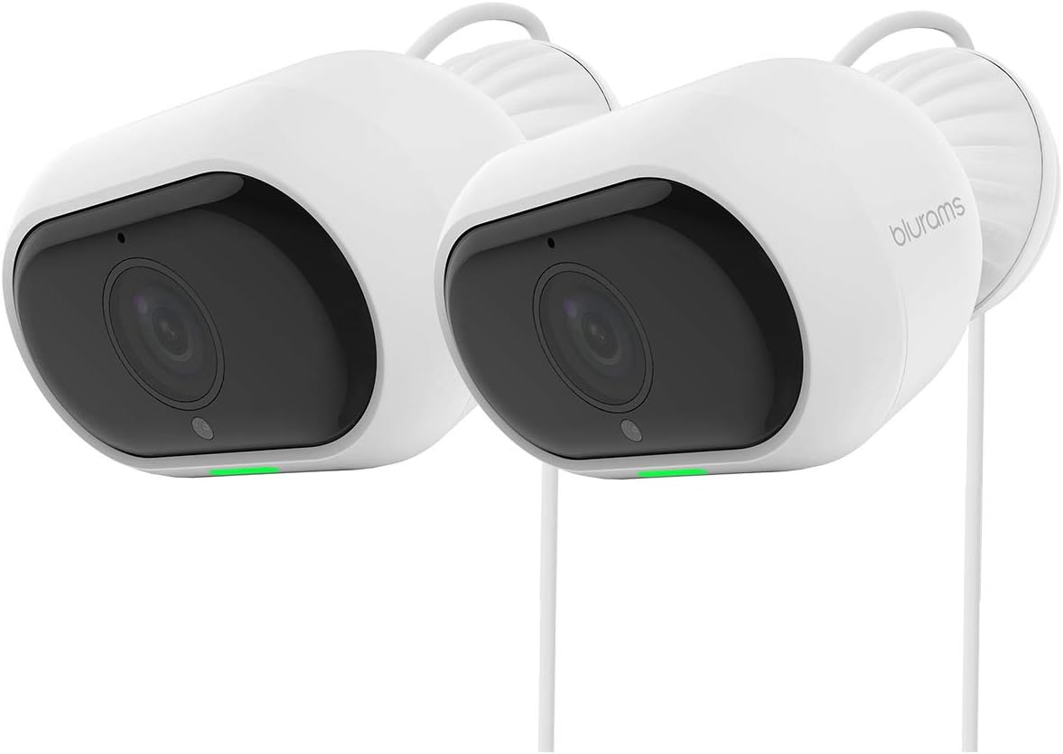 2pc Outdoor Security Camera System 1080p FHD with Two-Way Audio and Starlight Night Vision W429