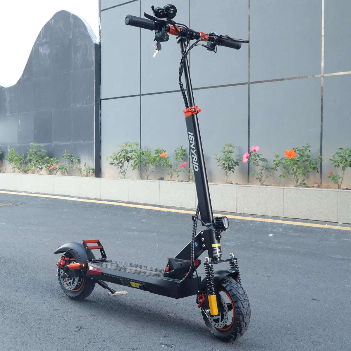 800W Foldable Electric Scooter 28 MPH 22 Miles 10 inch Tires F574227