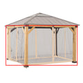 Replacement Mosquito Netting Set for Hard Top Gazebo L50504