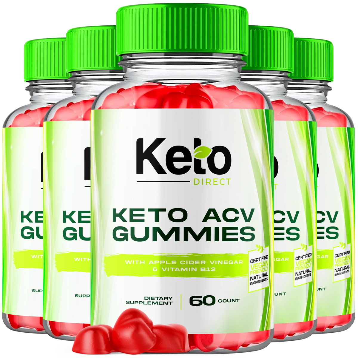 Apple Cider Vinegar Gummies with Folic Acid 300 Gummies N57365