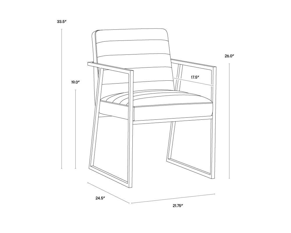 Overcast Grey Dining Armchair E7762