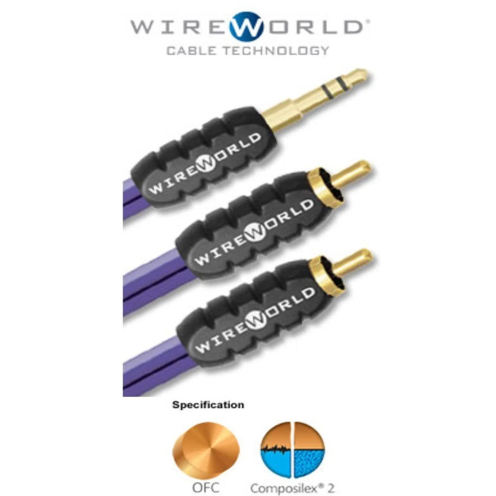 Mini Jack to 2 RCAs Cable 3.0 Meter P23817