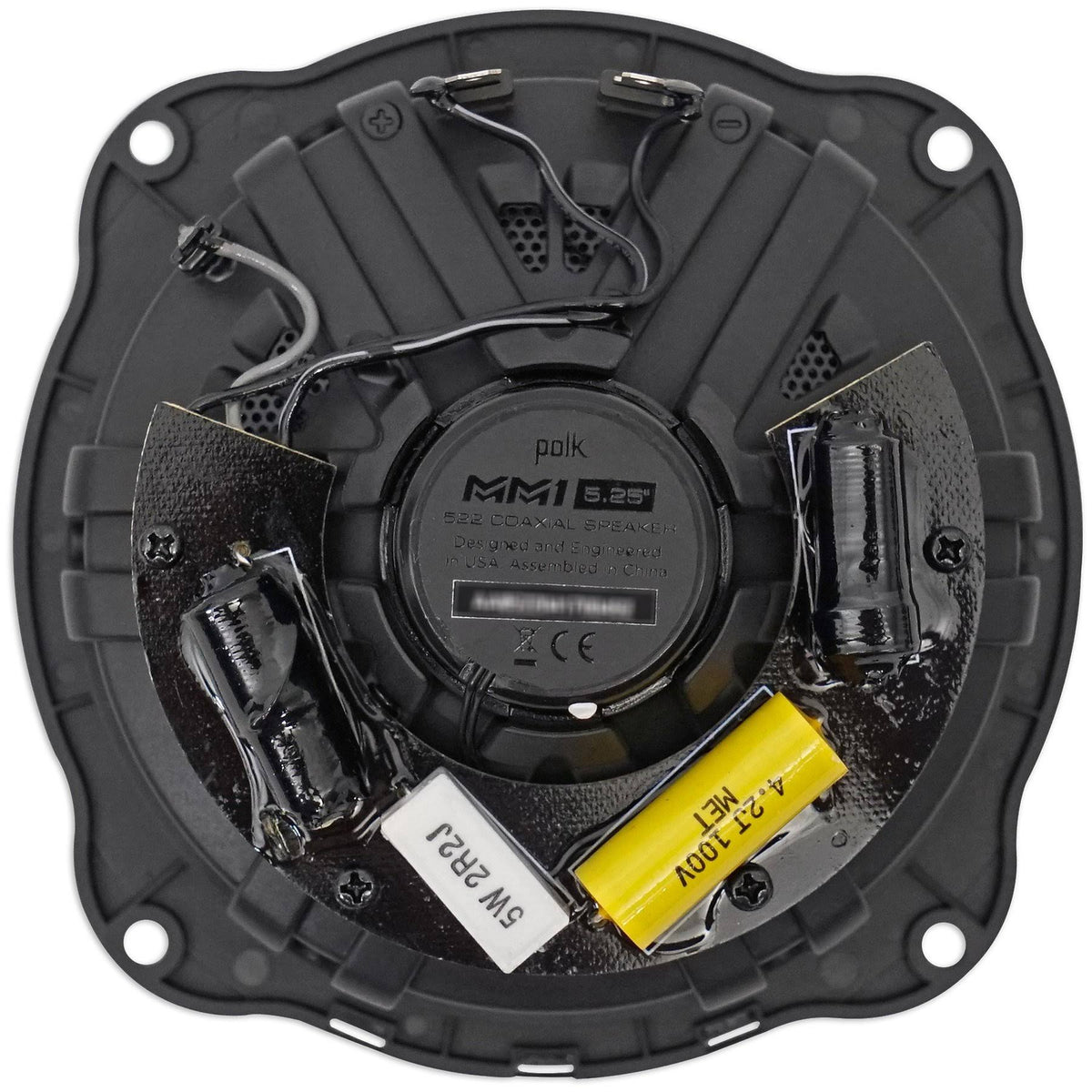 2-way Car Speaker - 5.25x22 - Silver/Black S966
