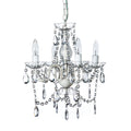 Clear 4 Light Acrylic Crystal Chandelier Z214977