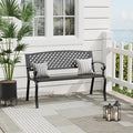50 inches Metal Outdoor Bench V2176