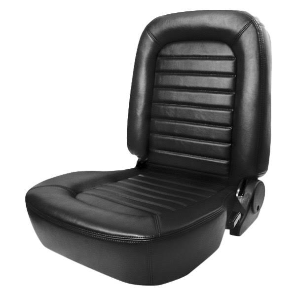 Black Vinyl Muscle Car Seat J8460