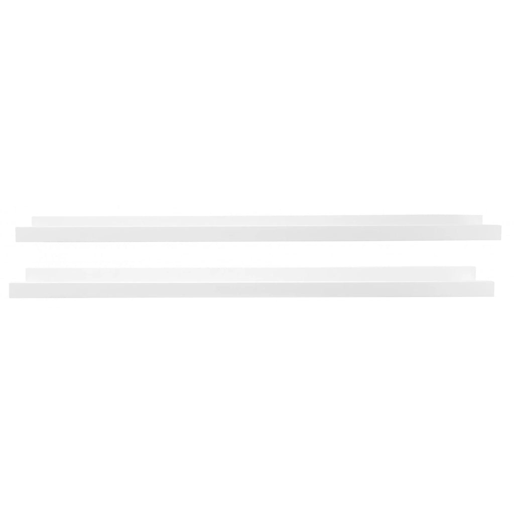 Set of 2 White Engineered Wood Frame Ledge L9440