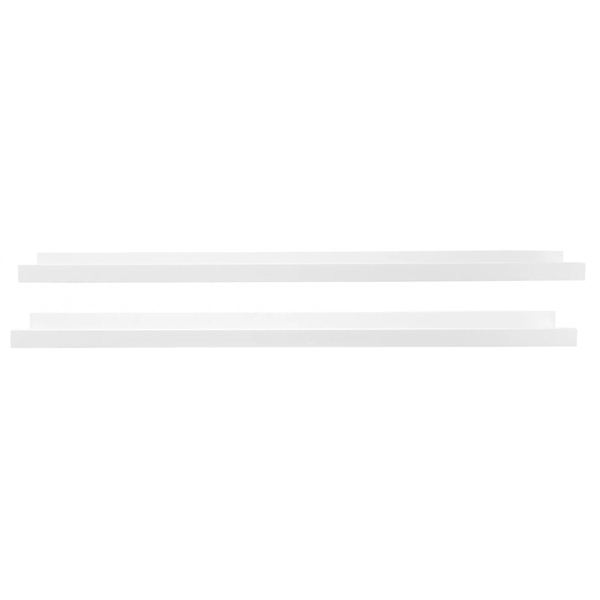 Set of 2 White Engineered Wood Frame Ledge L9440