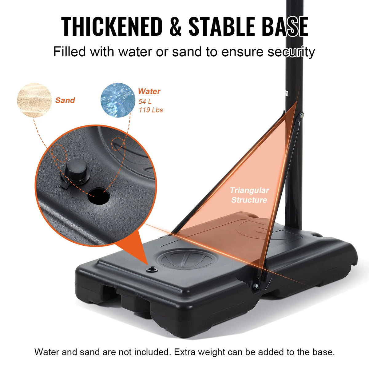 Basketball Hoop Adjustable Height Backboard System M88918