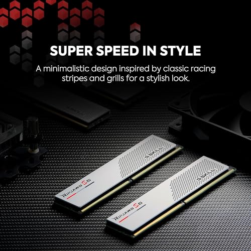 DDR5 RAM 32GB (2x16GB) 6000MT/s CL36-44-44-96 1.35V Desktop Computer Memory UDIMM Matte Black G5213