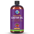 20oz 100% Pure Castor Oil, Cold-pressed, Unrefined, Hexane-free, BPA Free Plastic Bottle E2281