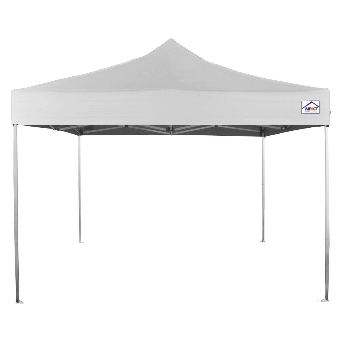 10 ft. x 10 ft. White Aluminum Pop-Up Canopy V22265