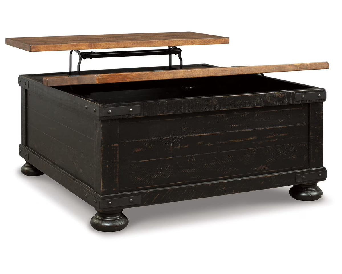 Black/Brown Lift Top Coffee Table G4236