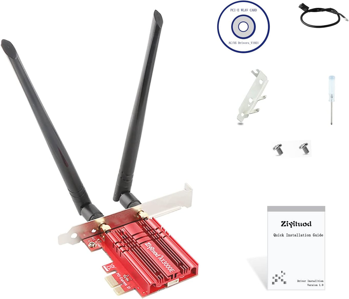 WiFi 6E PCI-E Tri-Band Bluetooth 5.2 WLAN WiFi Receiver R86010
