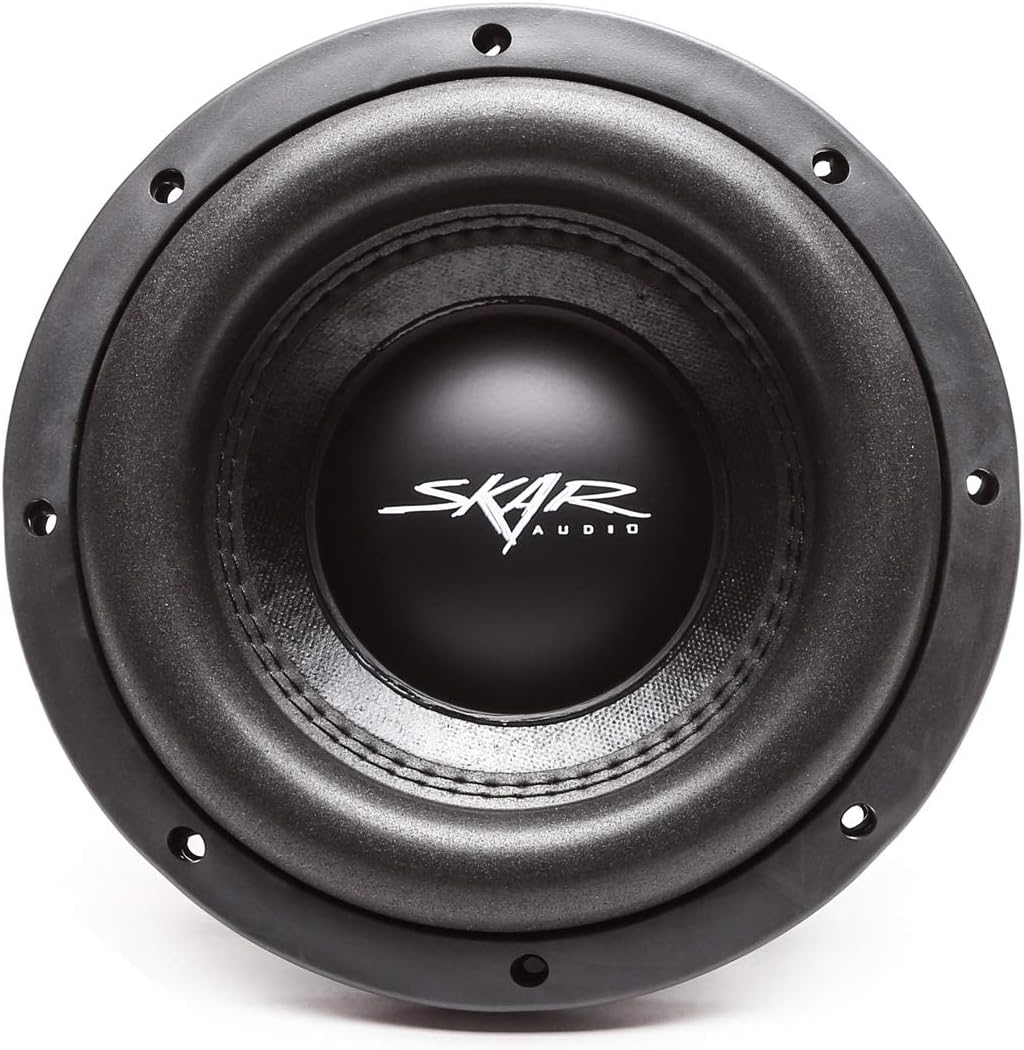 8 600W Dual 2 Ohm Shallow Mount Car Subwoofer F43311