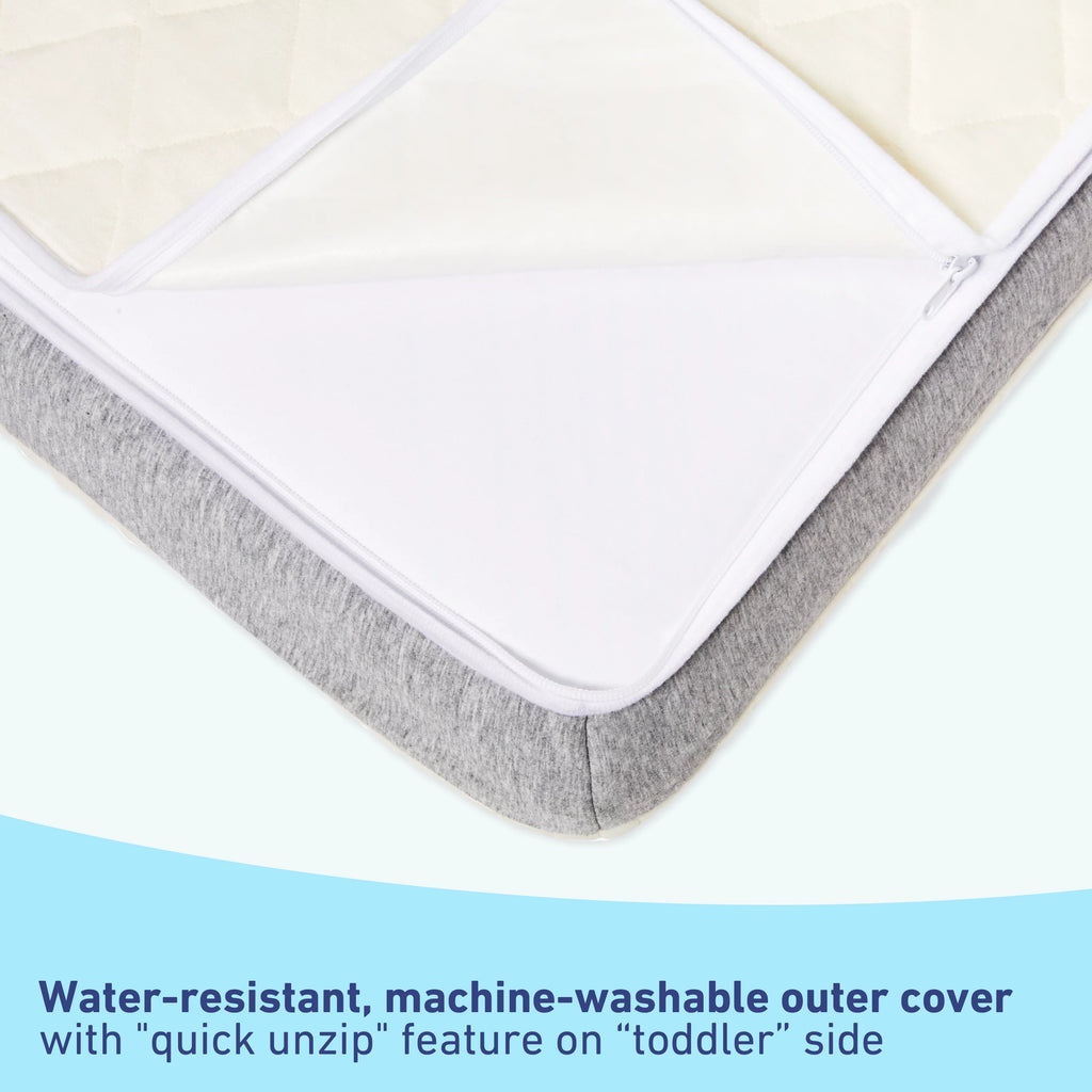 2-in-1 Crib and Toddler Mattress F86528