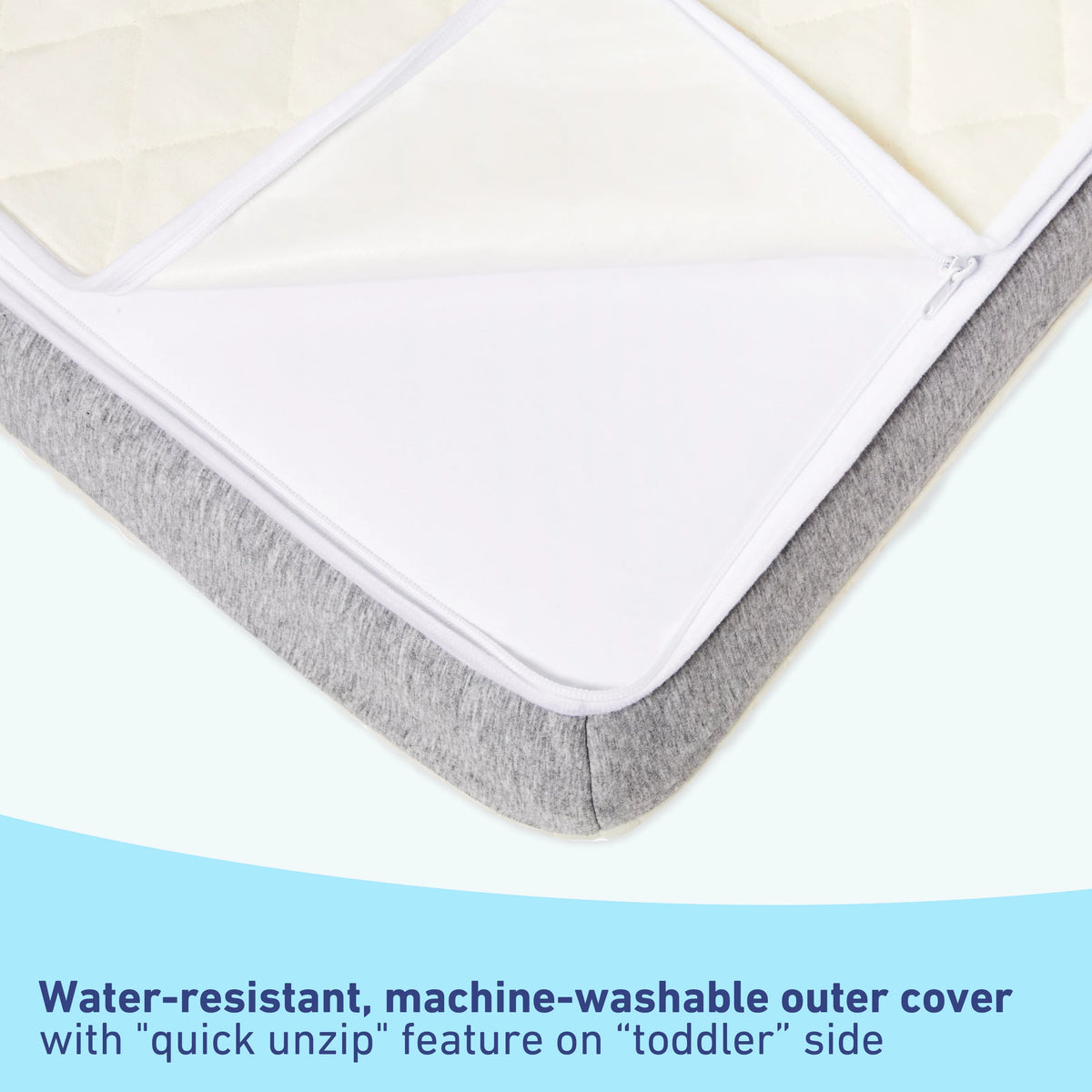 2-in-1 Crib and Toddler Mattress F86528
