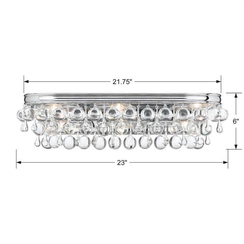 6 Light Bronze Vanity Light A592256