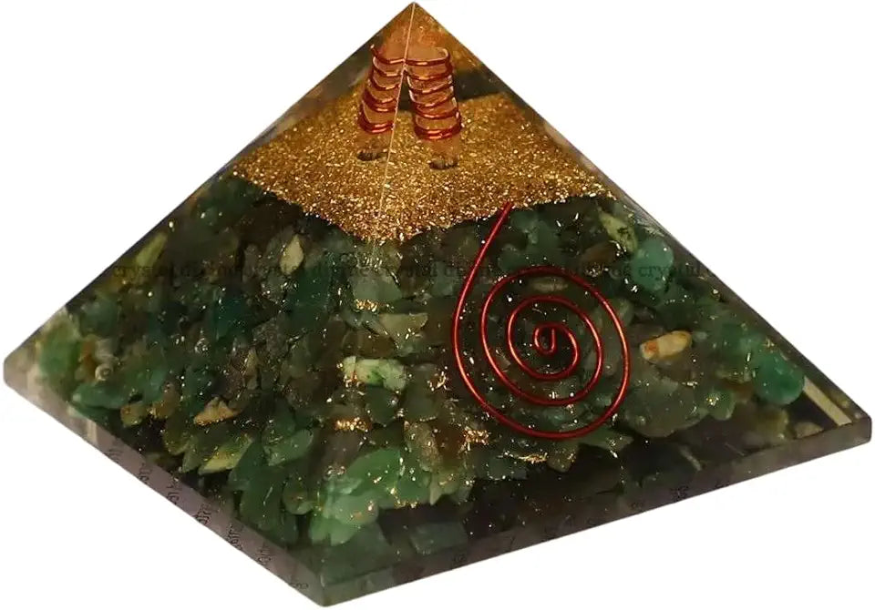 Green Jade Crystal Pyramid W602
