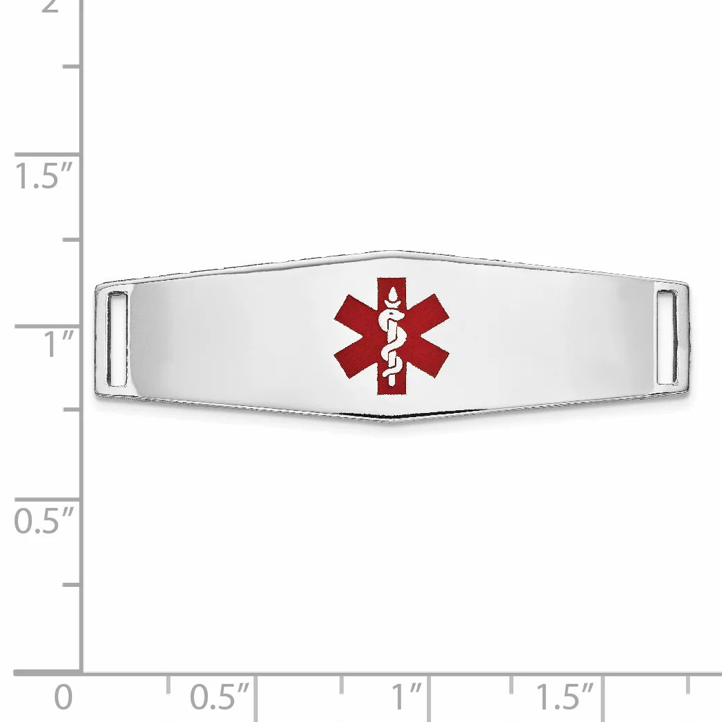 14K Medical ID Plate T8542