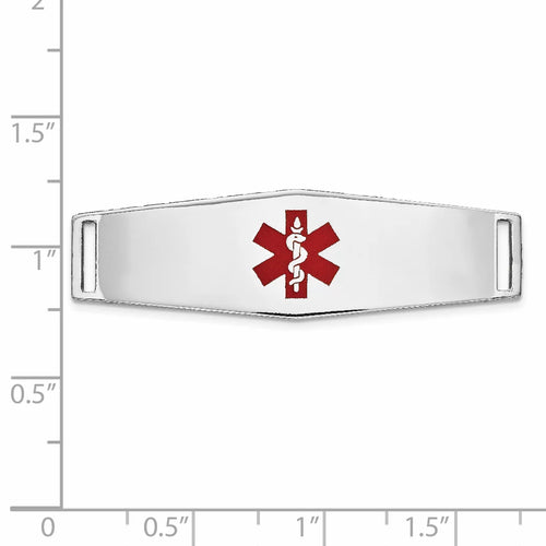 14K Medical ID Plate T8542