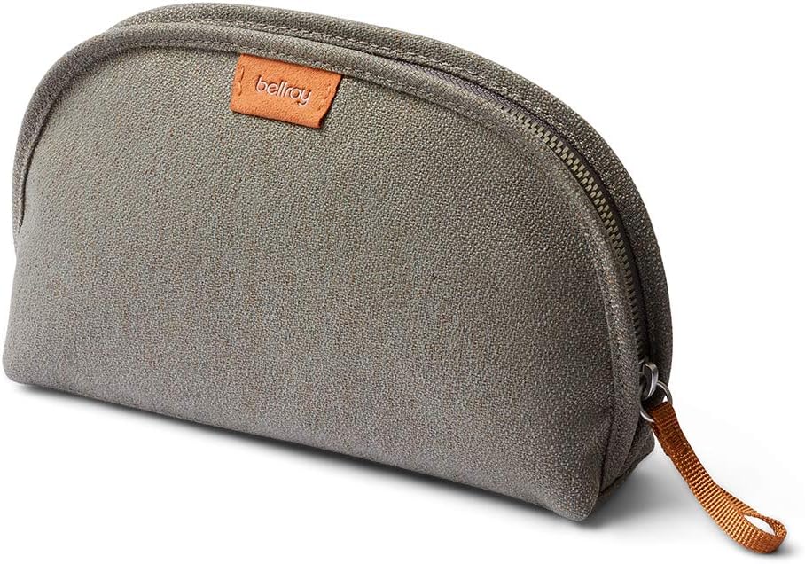 Limestone Pack of 2 Water-resistant Woven Fabric Pouch I410132