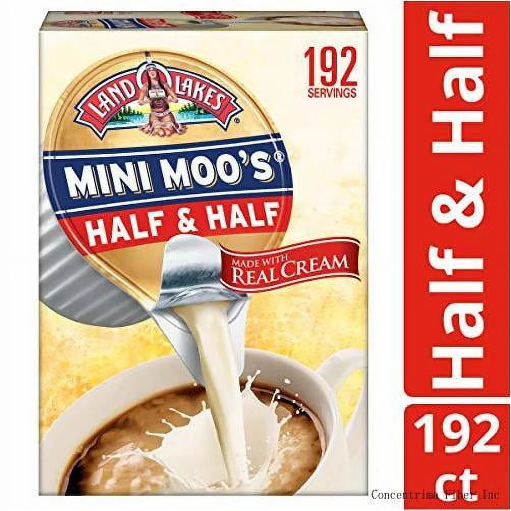 Half & Half Cups 192Count 54 Fl Oz Real Cream T703481