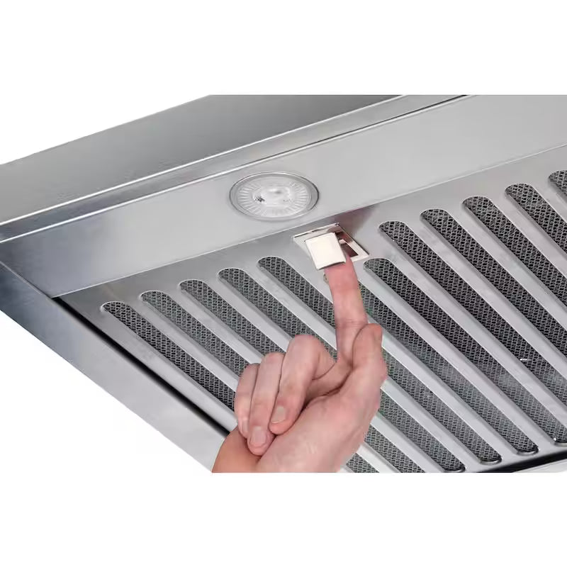 36 in. 340 CFM Convertible Under Cabinet Range Hood in Stainless Steel J173