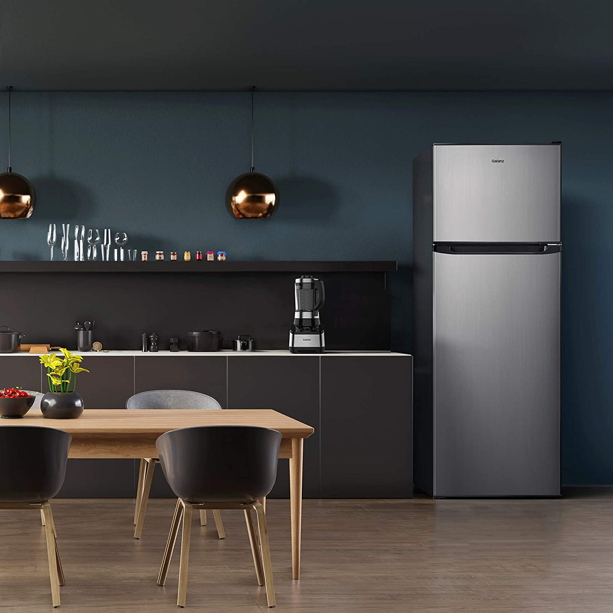 12 Cu Ft Top Freezer Refrigerator, Frost Free, Stainless Look G6811