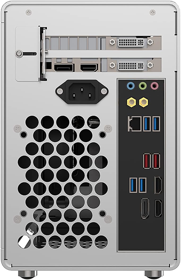 Mini ITX Aluminum Computer Case with Tempered Glass M880837