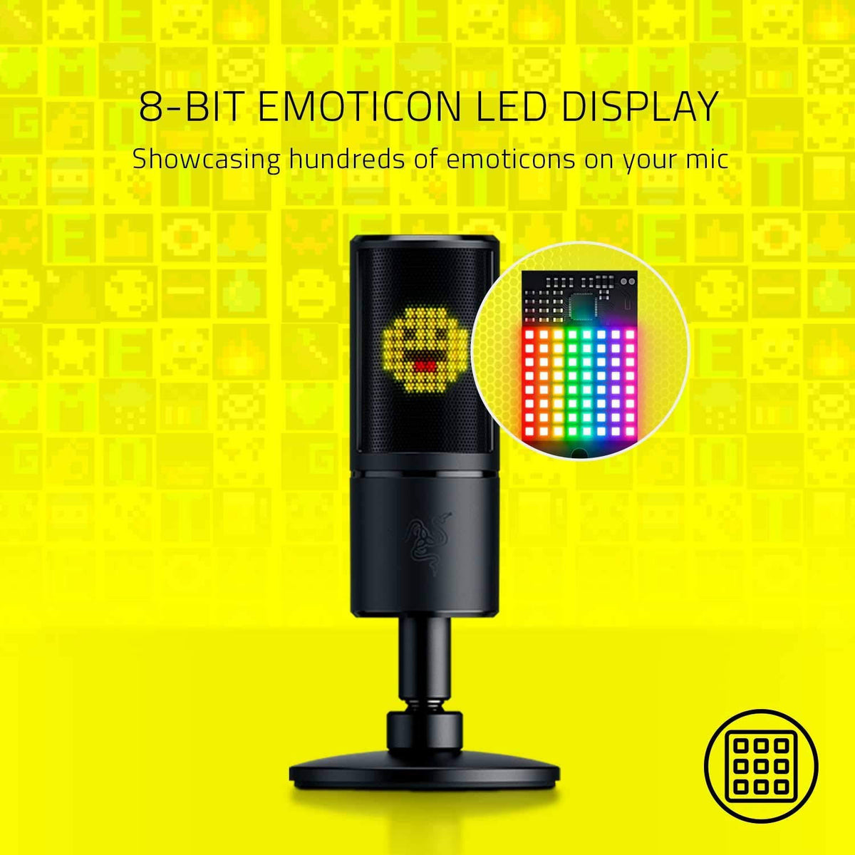 Streaming Microphone with LED Display I60861