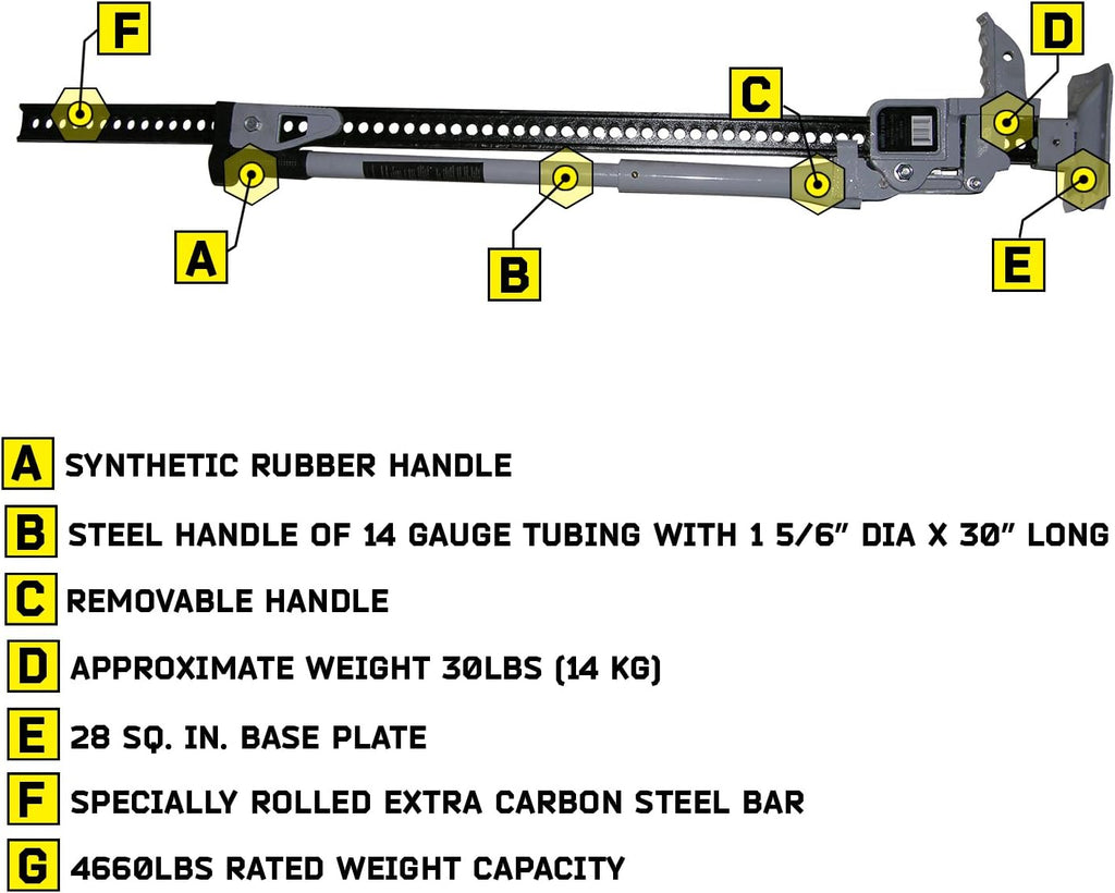 54" Universal Trail Jack V733