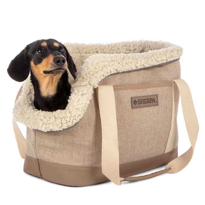 Tan Luxe Pet Carrier B54629