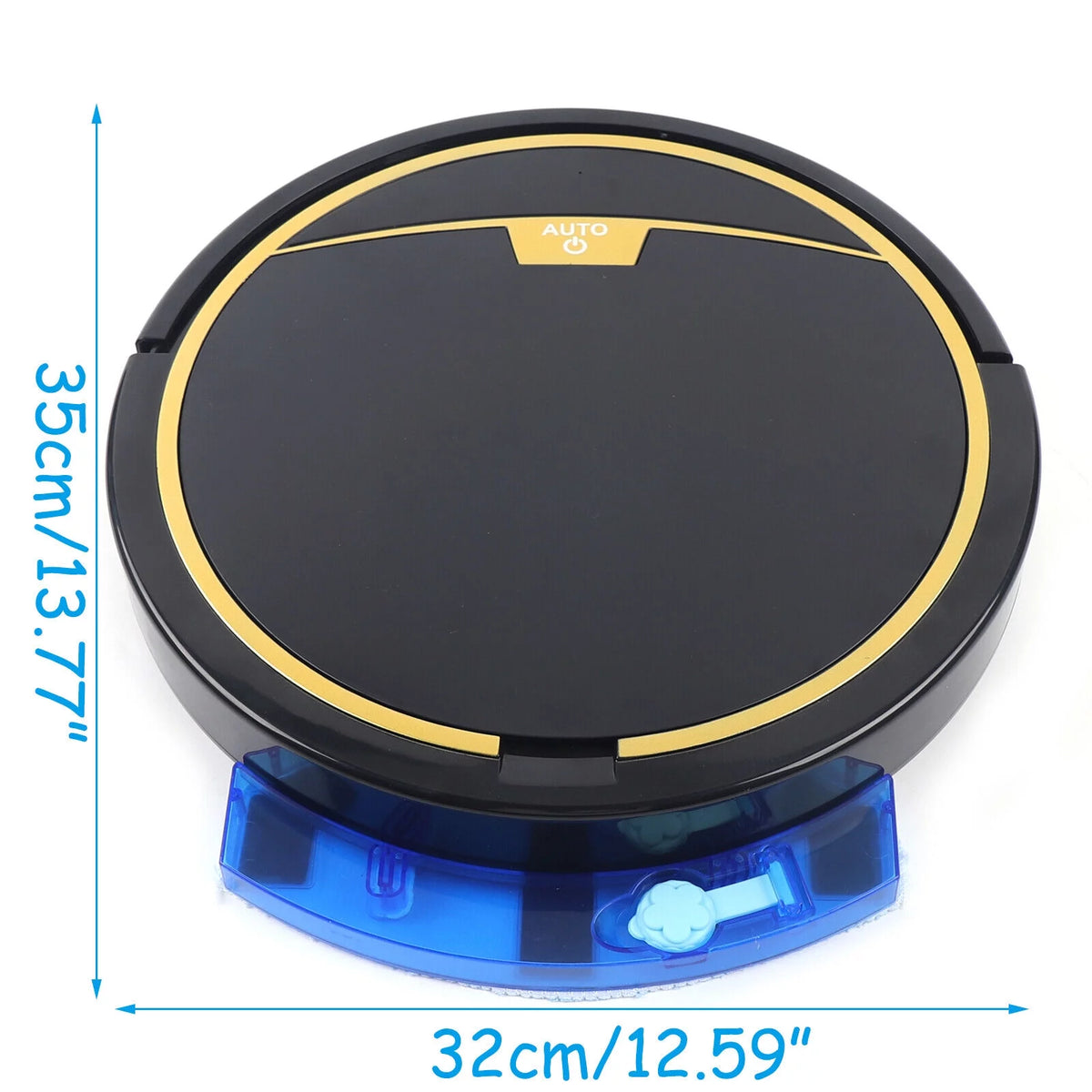 15W Rechargeable Black Robot Vacuum Cleaner 3in1 X803