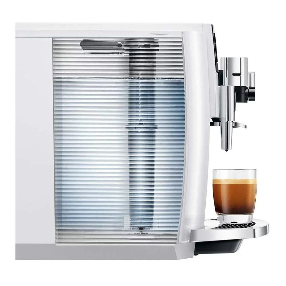 Piano White Automatic Espresso Machine with Glass Milk Container I8684