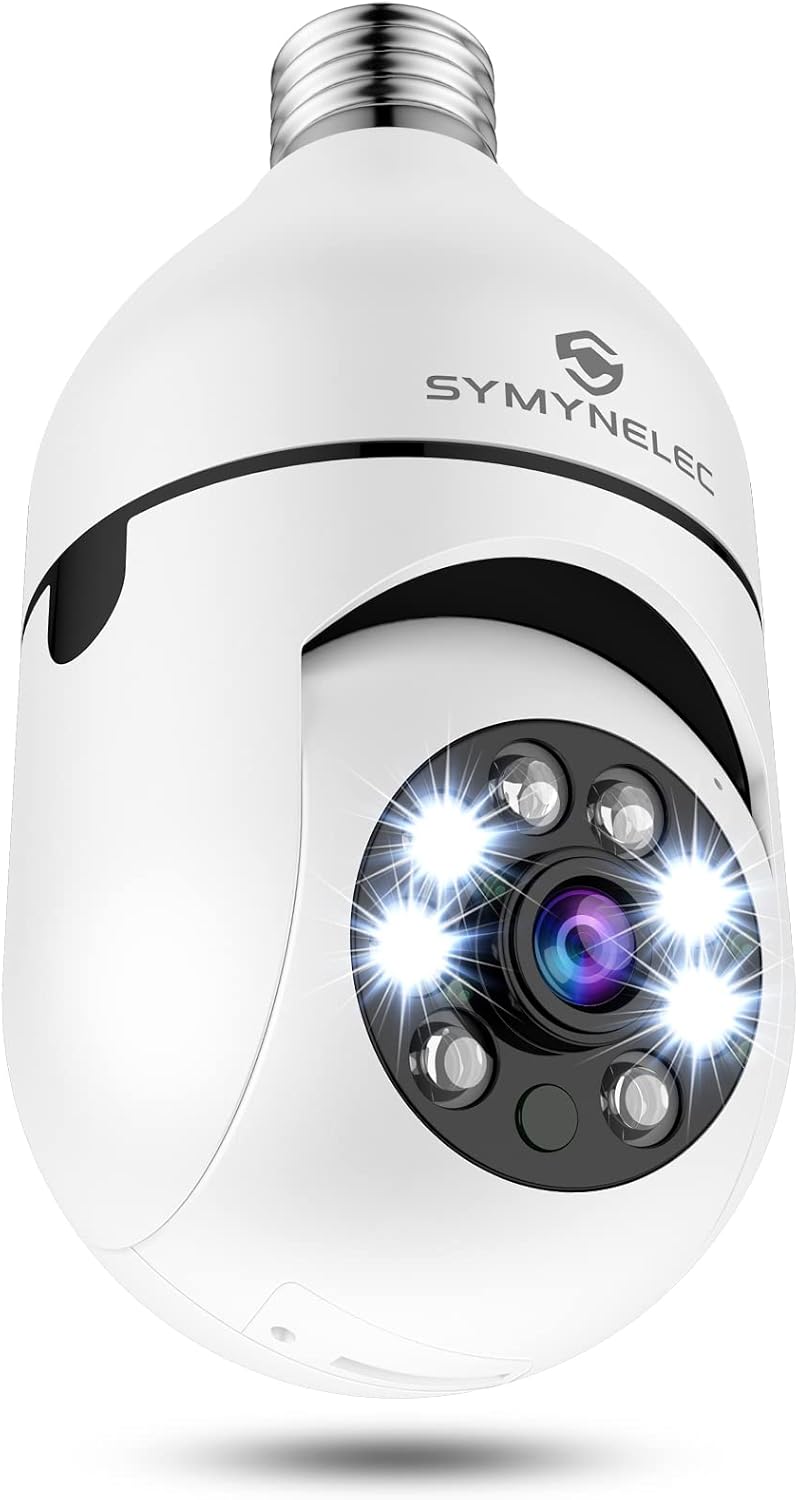 360 Degree Pan Tilt 1080P WiFi Security Camera O370442
