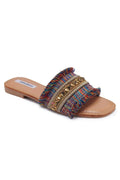 Metal Flat Sandals B893651