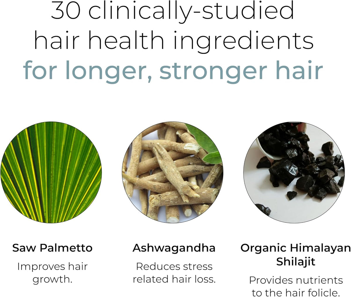 Hair Supplement - Collagen Hair Growth Pills - 120 Capsules H854114
