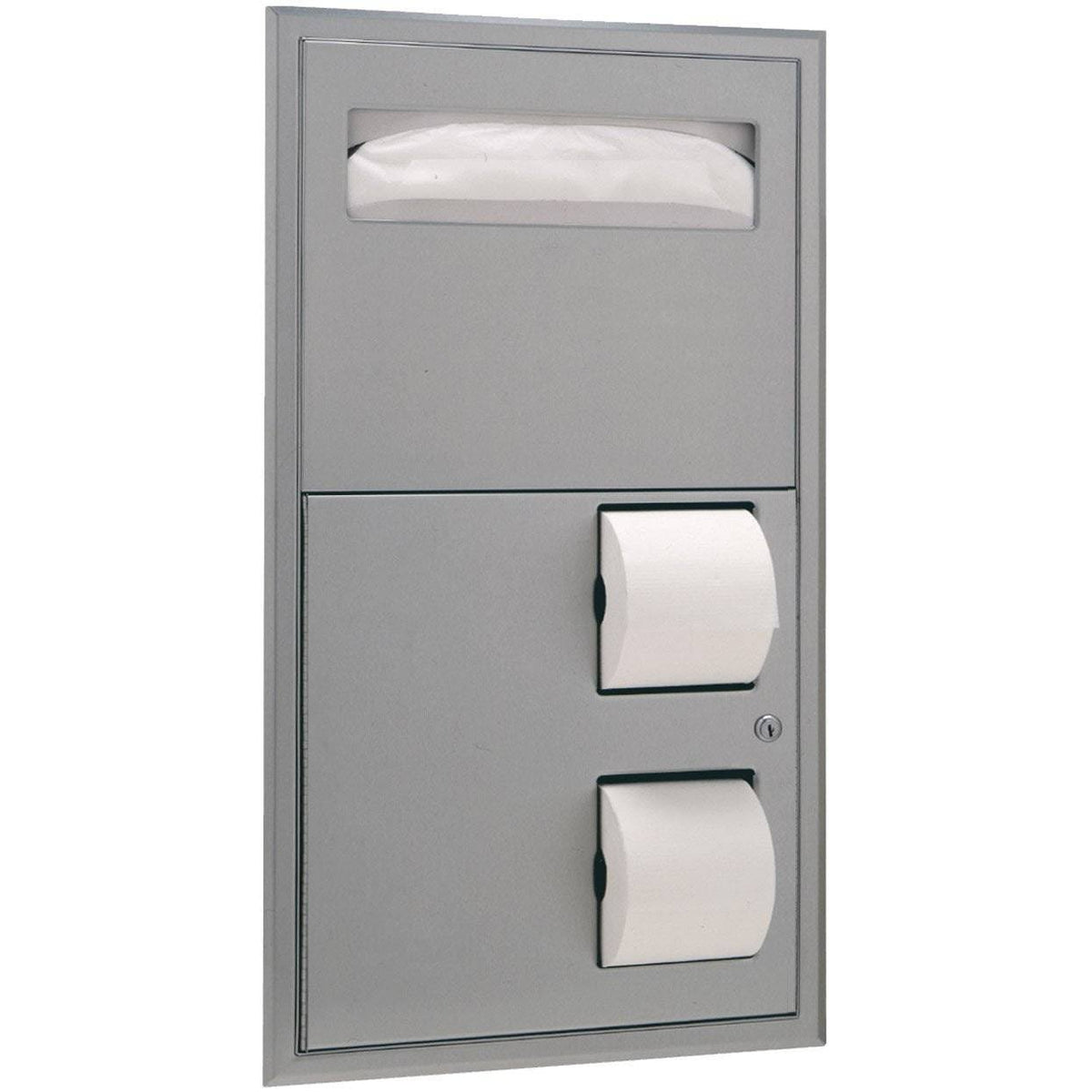 Recessed Seat-Cover Dispenser and Toilet P204965