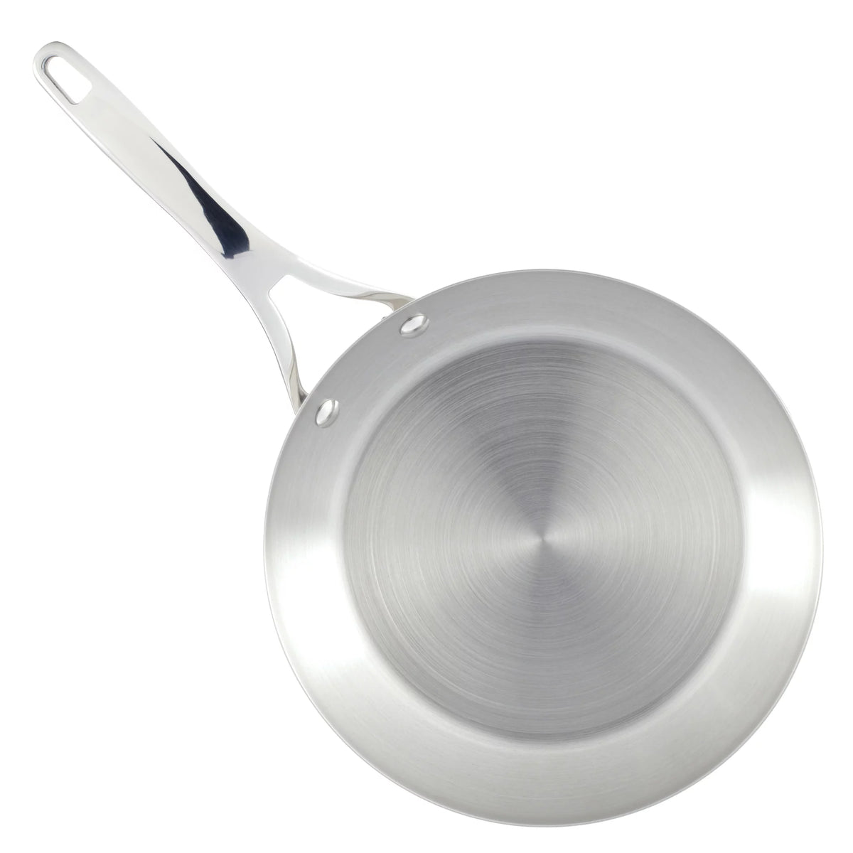 8" and 9.5" Stainless Steel Frying Pan Set Y3768